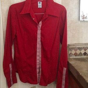 Snap button long sleeve shirt